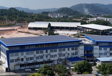 100 kW solar power system, Koh Phangan